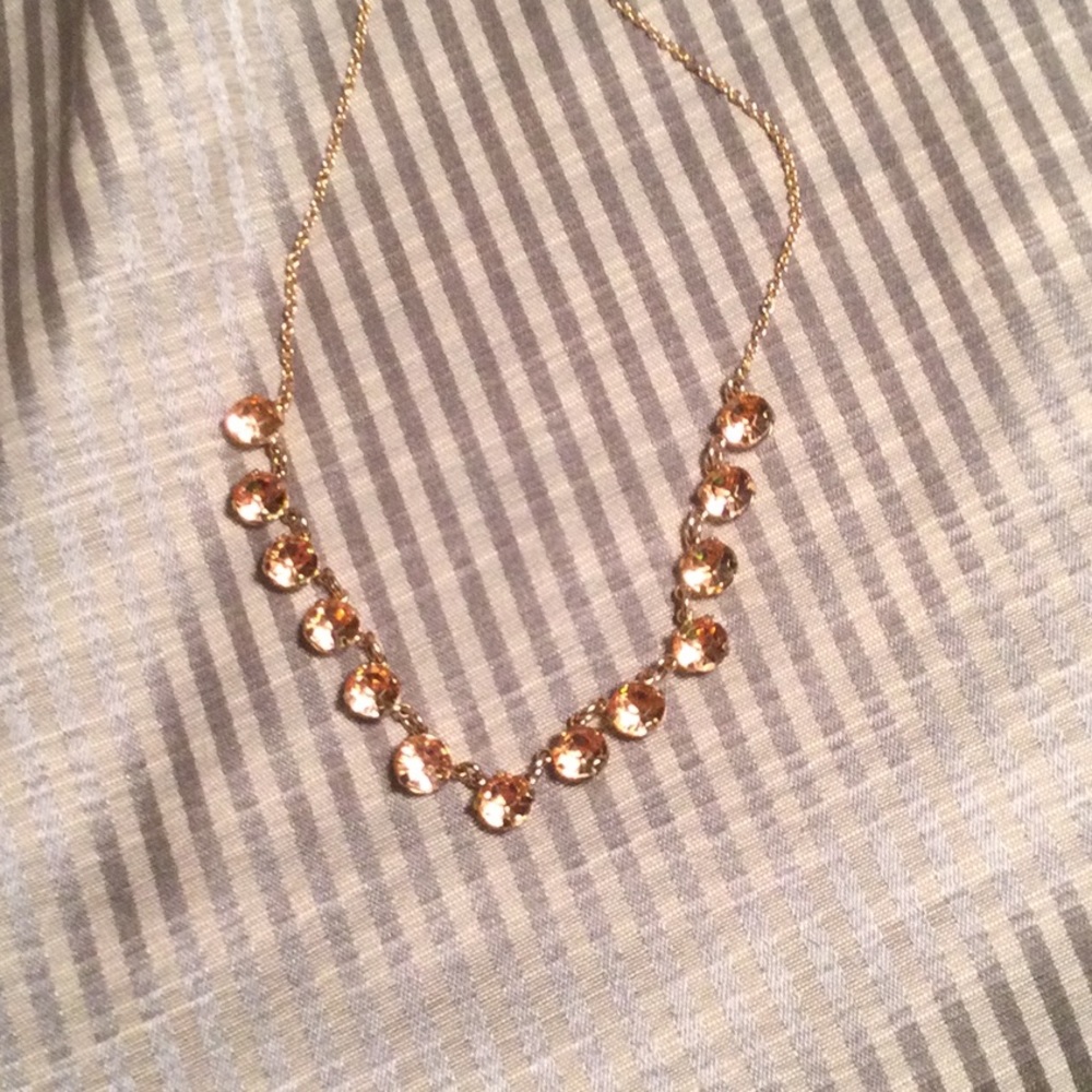 CrewCuts girls amber  crystal necklace